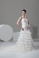 New Design Halter Satin Organza A-Line Sleeveless Beaded Wedding Dresses 2030791 New Design Halter Satin Organza A-Line Sleeveless Beaded Wedding Dresses 2030791