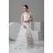 New Design Halter Satin Organza A-Line Sleeveless Beaded Wedding Dresses 2030791