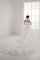 New Design High-Neck Satin Lace A-Line Sleeveless Sweet Wedding Dresses 2030792 New Design High-Neck Satin Lace A-Line Sleeveless Sweet Wedding Dresses 2030792