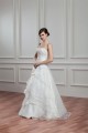 New Design Satin Organza Sweetheart A-Line Sleeveless Wedding Dresses 2030793