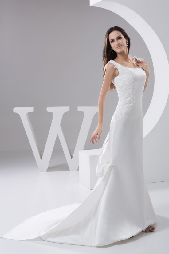 New Design Satin Square Mermaid/Trumpet Lace Wedding Dresses 2030794 New Design Satin Square Mermaid/Trumpet Lace Wedding Dresses 2030794