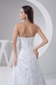 Elegant A-Line Satin Lace Strapless Wedding Dresses 2030795 Elegant A-Line Satin Lace Strapless Wedding Dresses 2030795