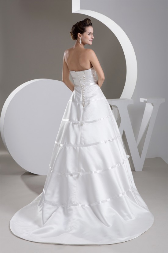 New Design Sleeveless Strapless Satin Taffeta Wedding Dresses 2030797 New Design Sleeveless Strapless Satin Taffeta Wedding Dresses 2030797