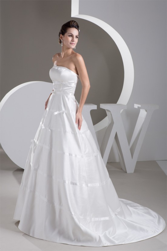 New Design Sleeveless Strapless Satin Taffeta Wedding Dresses 2030797 New Design Sleeveless Strapless Satin Taffeta Wedding Dresses 2030797