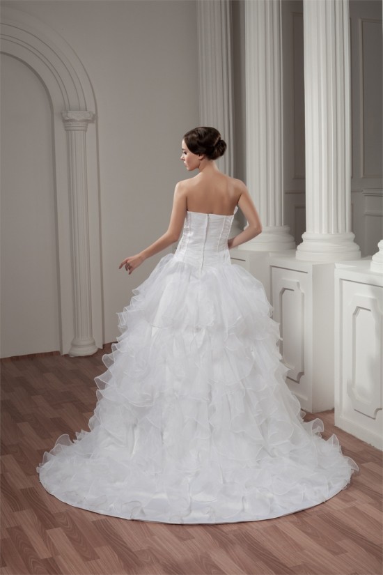 New Style A-Line Sleeveless Satin Strapless Wedding Dresses 2030802 New Style A-Line Sleeveless Satin Strapless Wedding Dresses 2030802