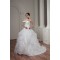 New Style A-Line Sleeveless Satin Strapless Wedding Dresses 2030802