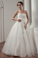 New Style Sweetheart Sleeveless A-Line Satin Lace Wedding Dresses 2030806