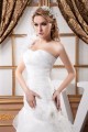 A-Line One-Shoulder Satin Organza Sleeveless Best Wedding Dresses 2030808 A-Line One-Shoulder Satin Organza Sleeveless Best Wedding Dresses 2030808