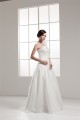 A-Line One-Shoulder Beaded Sleeveless Wedding Dresses 2030809