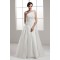 A-Line One-Shoulder Beaded Sleeveless Wedding Dresses 2030809