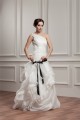 One-Shoulder A-Line Sleeveless Floor-Length Wedding Dresses 2030810