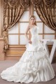 One-Shoulder A-Line Sleeveless Satin Lace Wedding Dresses 2030812 One-Shoulder A-Line Sleeveless Satin Lace Wedding Dresses 2030812