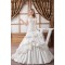 One-Shoulder A-Line Sleeveless Satin Lace Wedding Dresses 2030812