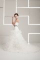 One-Shoulder A-Line Sleeveless Satin Taffeta Fine Netting Wedding Dresses 2030813