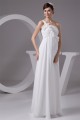 Empire One-Shoulder Sleeveless Chiffon Floor-Length Wedding Dresses Maternity Wedding Dresses 2030816