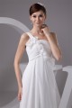 Empire One-Shoulder Sleeveless Chiffon Floor-Length Wedding Dresses Maternity Wedding Dresses 2030816