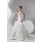 Organza Taffeta Ball Gown Sweetheart Sleeveless Wedding Dresses 2030818