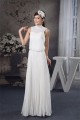 Pleats Floor-Length Sleeveless A-Line High-Neck Chiffon Wedding Dresses 2030820 Pleats Floor-Length Sleeveless A-Line High-Neck Chiffon Wedding Dresses 2030820
