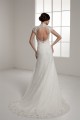 Portrait Sleeveless A-Line Lace Silk like Satin Fine Netting New Arrival Wedding Dresses 2030823 Portrait Sleeveless A-Line Lace Silk like Satin Fine Netting New Arrival Wedding Dresses 2030823