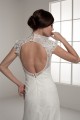 Portrait Sleeveless A-Line Lace Silk like Satin Fine Netting New Arrival Wedding Dresses 2030823 Portrait Sleeveless A-Line Lace Silk like Satin Fine Netting New Arrival Wedding Dresses 2030823
