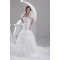 Princess Satin Fine Netting Sweetheart Sleeveless Wedding Dresses 2030824