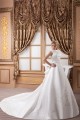 A-Line High-Neck Sleeveless Satin Most Beautiful Wedding Dresses 2030830 A-Line High-Neck Sleeveless Satin Most Beautiful Wedding Dresses 2030830