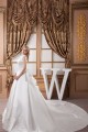 A-Line High-Neck Sleeveless Satin Most Beautiful Wedding Dresses 2030830 A-Line High-Neck Sleeveless Satin Most Beautiful Wedding Dresses 2030830
