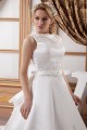 A-Line High-Neck Sleeveless Satin Most Beautiful Wedding Dresses 2030830 A-Line High-Neck Sleeveless Satin Most Beautiful Wedding Dresses 2030830