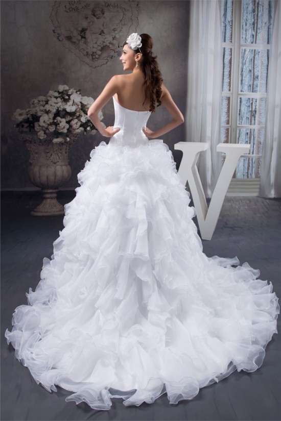 A-Line Sleeveless Strapless Most Beautiful Wedding Dresses 2030833 A-Line Sleeveless Strapless Most Beautiful Wedding Dresses 2030833