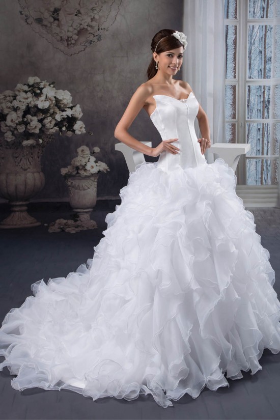 A-Line Sleeveless Strapless Most Beautiful Wedding Dresses 2030833 A-Line Sleeveless Strapless Most Beautiful Wedding Dresses 2030833