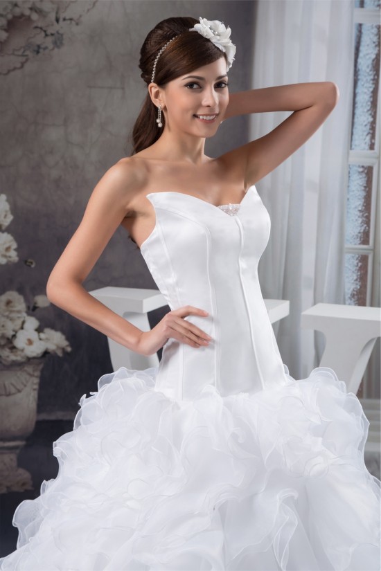 A-Line Sleeveless Strapless Most Beautiful Wedding Dresses 2030833 A-Line Sleeveless Strapless Most Beautiful Wedding Dresses 2030833