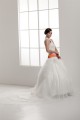 Satin Elastic Woven Satin Sleeveless High-Neck Wedding Dresses 2030834 Satin Elastic Woven Satin Sleeveless High-Neck Wedding Dresses 2030834