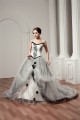 Satin Fine Netting A-Line Strapless Sleeveless Wedding Dresses 2030836 Satin Fine Netting A-Line Strapless Sleeveless Wedding Dresses 2030836