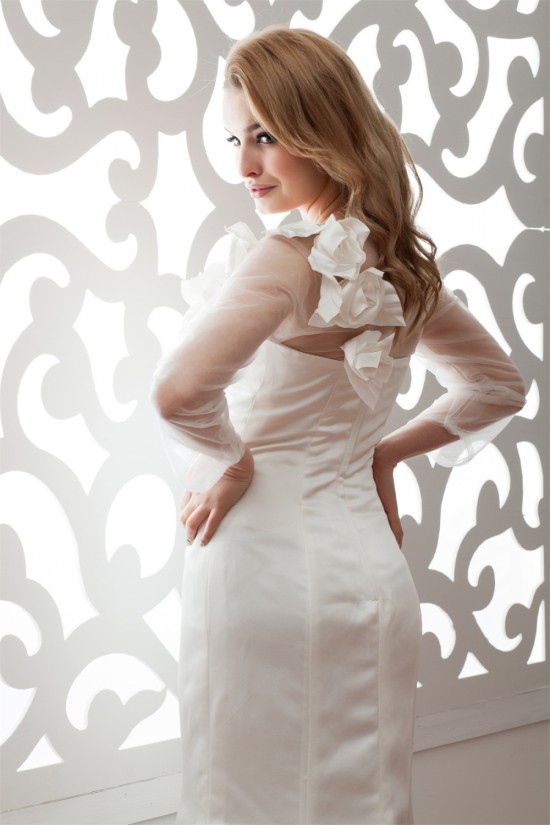 Satin Fine Netting Long Sleeve Bateau Mermaid/Trumpet Wedding Dresses 2030838 Satin Fine Netting Long Sleeve Bateau Mermaid/Trumpet Wedding Dresses 2030838
