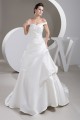 A-Line Satin Fine Netting Off-the-Shoulder New Arrival Wedding Dresses 2030839 A-Line Satin Fine Netting Off-the-Shoulder New Arrival Wedding Dresses 2030839