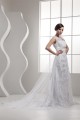 A-Line Satin Fine Netting Beaded Lace Sleeveless Straps Wedding Dresses 2030841 A-Line Satin Fine Netting Beaded Lace Sleeveless Straps Wedding Dresses 2030841