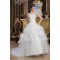 Satin Fine Netting Strapless Ball Gown Sleeveless Wedding Dresses 2030842