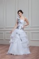 Satin Organza Ball Gown Sleeveless One-Shoulder Wedding Dresses 2030861 Satin Organza Ball Gown Sleeveless One-Shoulder Wedding Dresses 2030861