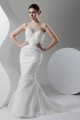 Satin Organza Scoop Sleeveless Mermaid/Trumpet Beaded Wedding Dresses 2030865 Satin Organza Scoop Sleeveless Mermaid/Trumpet Beaded Wedding Dresses 2030865