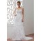 Satin Organza Sleeveless A-Line Sweetheart Embellished Wedding Dresses 2030866