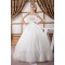 Ball Gown Satin Organza Strapless Sleeveless Princess Floor-Length Wedding Dresses 2030869