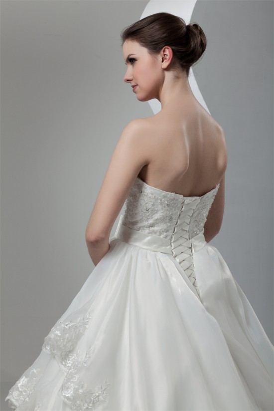Satin Organza Sweetheart Ball Gown Sleeveless Beaded Lace Wedding Dresses 2030870 Satin Organza Sweetheart Ball Gown Sleeveless Beaded Lace Wedding Dresses 2030870