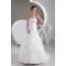Satin Soft Strapless A-Line Sleeveless Wedding Dresses 2030877