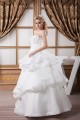 A-Line Sleeveless Satin Soft Sweetheart Floor-Length Wedding Dresses 2030878