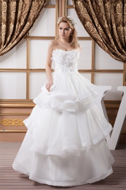 A-Line Sleeveless Satin Soft Sweetheart Floor-Length Wedding Dresses 2030878