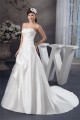 A-Line Sleeveless Satin Strapless Lace Wedding Dresses 2030879 A-Line Sleeveless Satin Strapless Lace Wedding Dresses 2030879