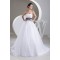 Satin Strapless Sleeveless A-Line Most Beaded Wedding Dresses 2030880