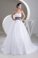 Satin Strapless Sleeveless A-Line Most Beaded Wedding Dresses 2030880 Satin Strapless Sleeveless A-Line Most Beaded Wedding Dresses 2030880