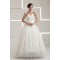 Satin Taffeta A-Line Strapless Sleeveless Wedding Dresses 2030883