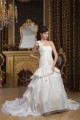 Satin Taffeta Sleeveless A-Line One-Shoulder Sweet Wedding Dresses 2030888 Satin Taffeta Sleeveless A-Line One-Shoulder Sweet Wedding Dresses 2030888